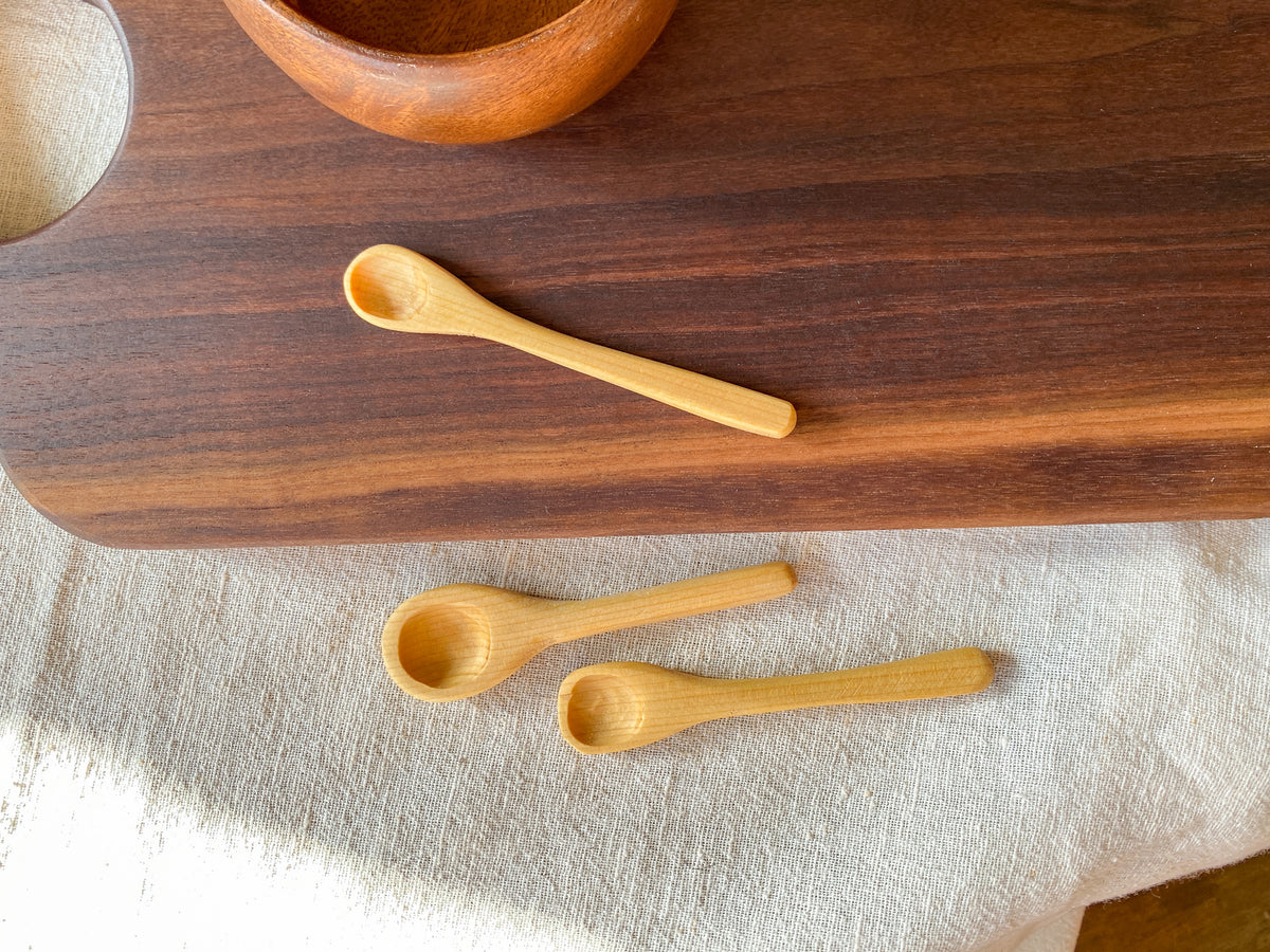 Tiny wood spoons/scoops — Plate & Patina