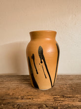 Load image into Gallery viewer, Earthy Tan &amp; Black Vase