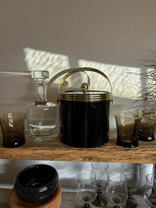 Black & Gold Ice Bucket