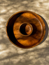 Load image into Gallery viewer, Wooden Chips &amp; Dip Serving Bowl