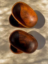 Load image into Gallery viewer, Oval Wooden Serving Bowls, set of 4