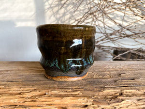 Drippy Pottery Vessel