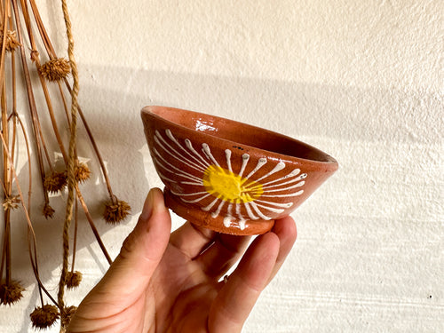 Hand Painted Mexican Pinch Bowl