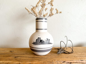 Black & White Desert Vase