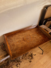 Load image into Gallery viewer, Worn Wooden Serving Tray w/ Inlay
