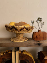 Load image into Gallery viewer, Woven Pedestal Basket