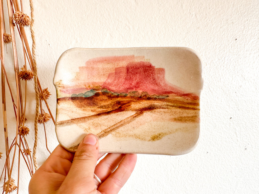 Abstract Canyon Dish