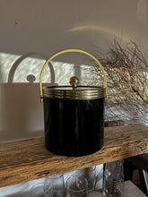 Load image into Gallery viewer, Black &amp; Gold Ice Bucket