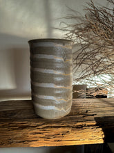 Load image into Gallery viewer, Swirly Grey Pottery Vessel