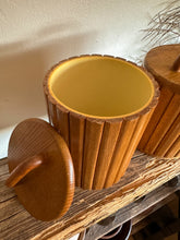 Load image into Gallery viewer, Oak Dry Storage Containers, pair