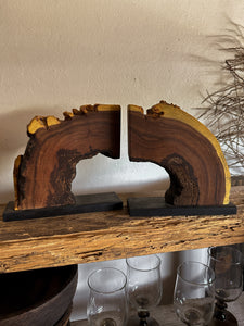 Perished Mesquite Bookends