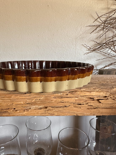 Stoneware Quiche Plate