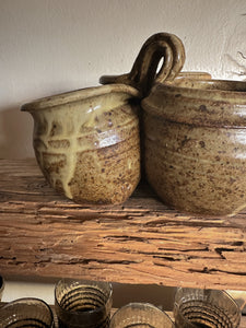 Connected Stoneware Pots