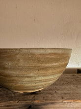 Load image into Gallery viewer, Beige and Muted green Pottery Bowl