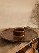 Load image into Gallery viewer, Hand Thrown Chip &amp; Dip Platter