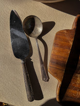 Load image into Gallery viewer, Mismatched Antiqued Silver Serving Utensils, set of 5