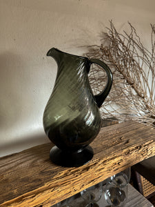 Hand Blown Glass Pitcher