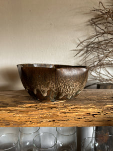Drippy Pottery Bowl