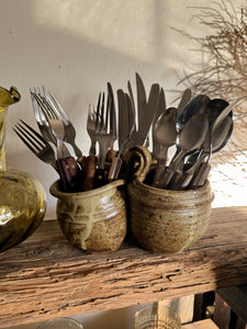 Connected Stoneware Pots