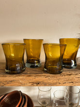 Load image into Gallery viewer, Mexican Hand Blown Tumblers, set of 5