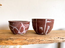 Load image into Gallery viewer, Hand Turned Purple Bowls, pair