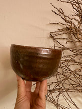Load image into Gallery viewer, Bronze Brown Pottery Bowl