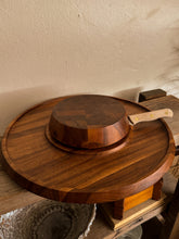 Load image into Gallery viewer, Danish Serving Platter &amp; Cutting Block