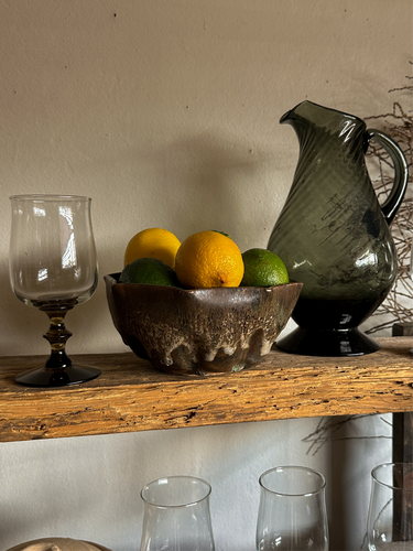 Drippy Pottery Bowl