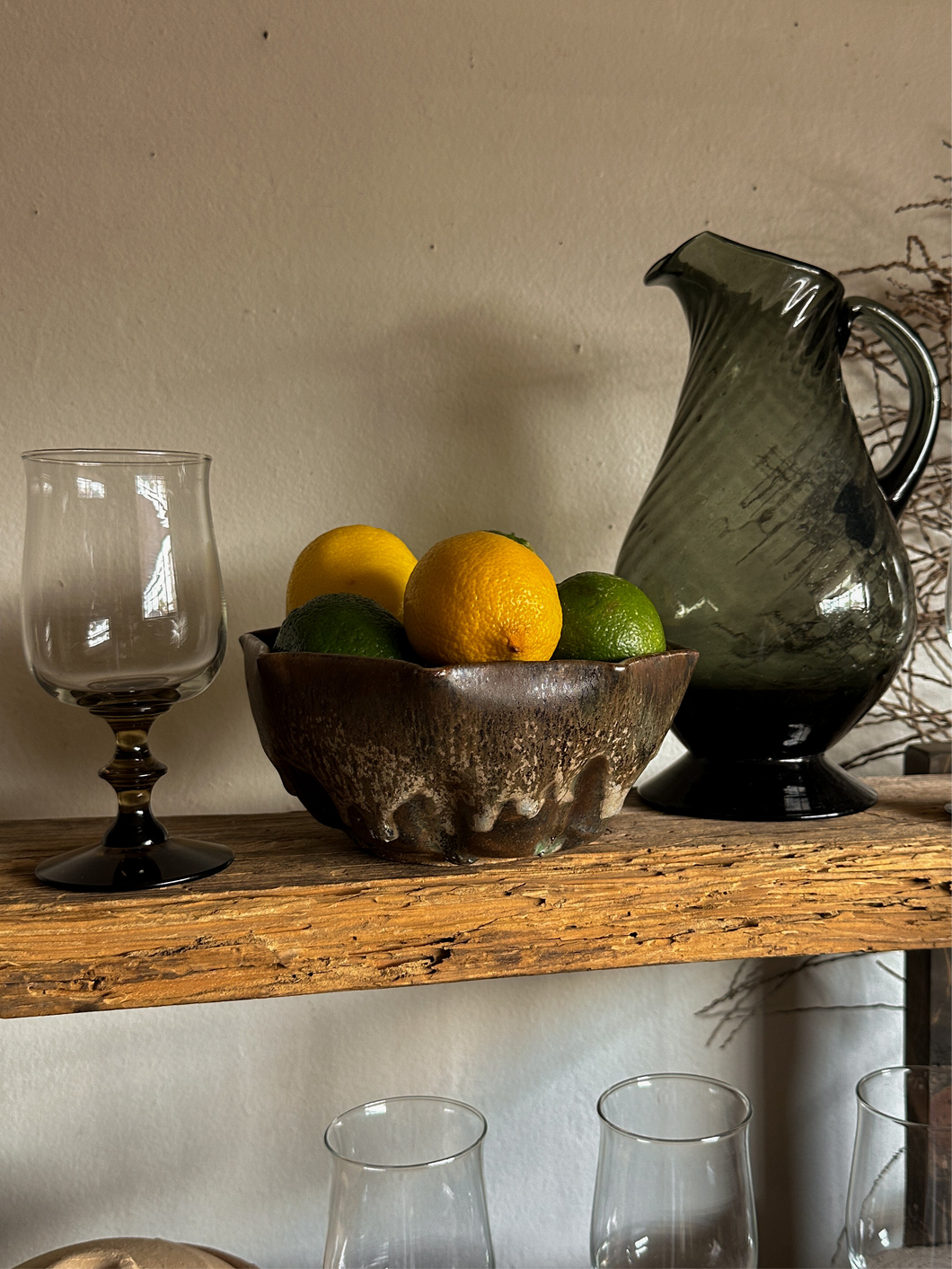 Drippy Pottery Bowl