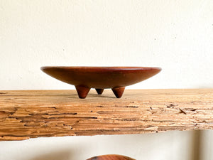 Earthy Footed Pottery Dish
