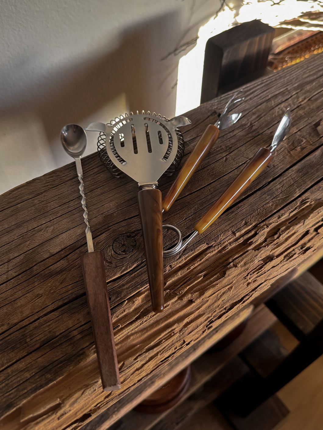 Mismatched Bar Utensil Set