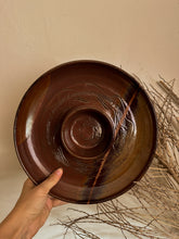 Load image into Gallery viewer, Hand Thrown Chip &amp; Dip Platter