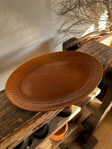 Ribbed Edge Ceramic Platter