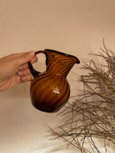 Load image into Gallery viewer, Hand-Blown Mexican Glass Short Pitcher