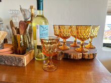 Load image into Gallery viewer, Earthy Orange Wine Glasses, set of 6