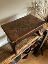 Load image into Gallery viewer, Rustic Wooden Stool