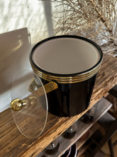 Load image into Gallery viewer, Black &amp; Gold Ice Bucket