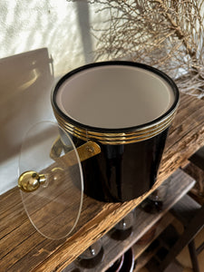 Black & Gold Ice Bucket