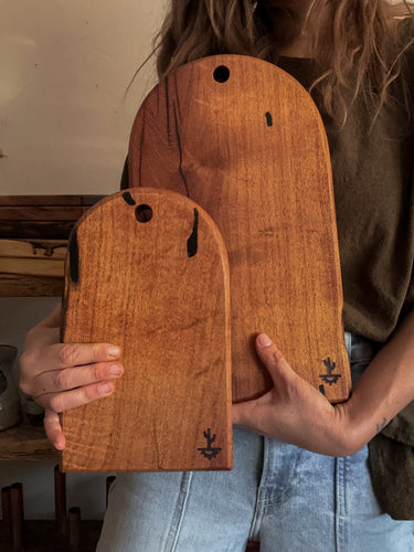 Arched Mesquite Boards, pair