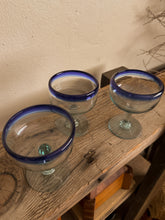 Load image into Gallery viewer, Mexican Hand-Blown Glasses, set of 3