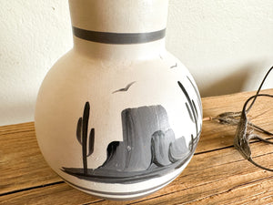 Black & White Desert Vase