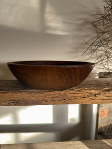 Heavy Bottom Wooden Bowl