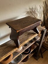 Load image into Gallery viewer, Rustic Wooden Stool