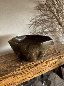 Drippy Pottery Bowl