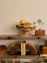 Load image into Gallery viewer, Woven Pedestal Basket