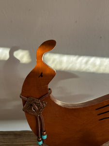 Wooden Quail Family