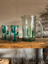 Load image into Gallery viewer, Hand Blown Saguaro Pitcher