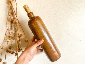 Stoneware Bottle with Cork
