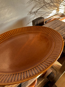 Ribbed Edge Ceramic Platter