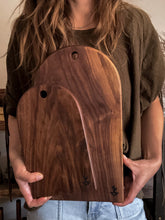Load image into Gallery viewer, Arched Walnut Boards, pair